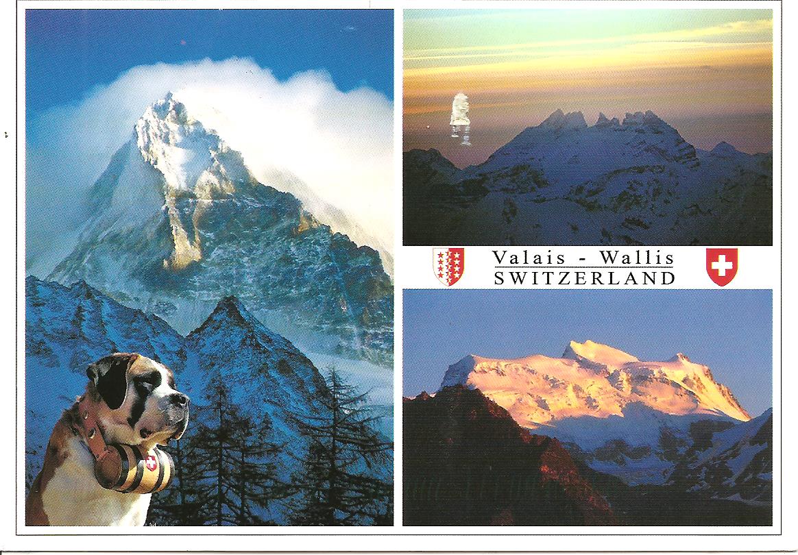 MY POSTCARD-PAGE: SWITZERLAND ~Wallis mountains~