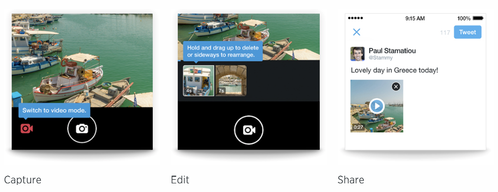 Pasos para videos de Twitter