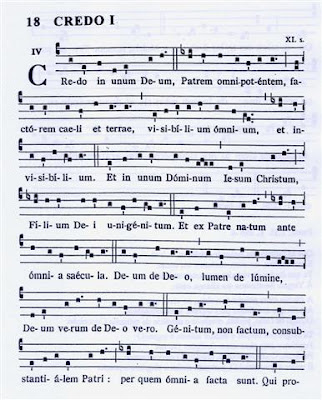 Liturgia: Como é o canto no Credo?