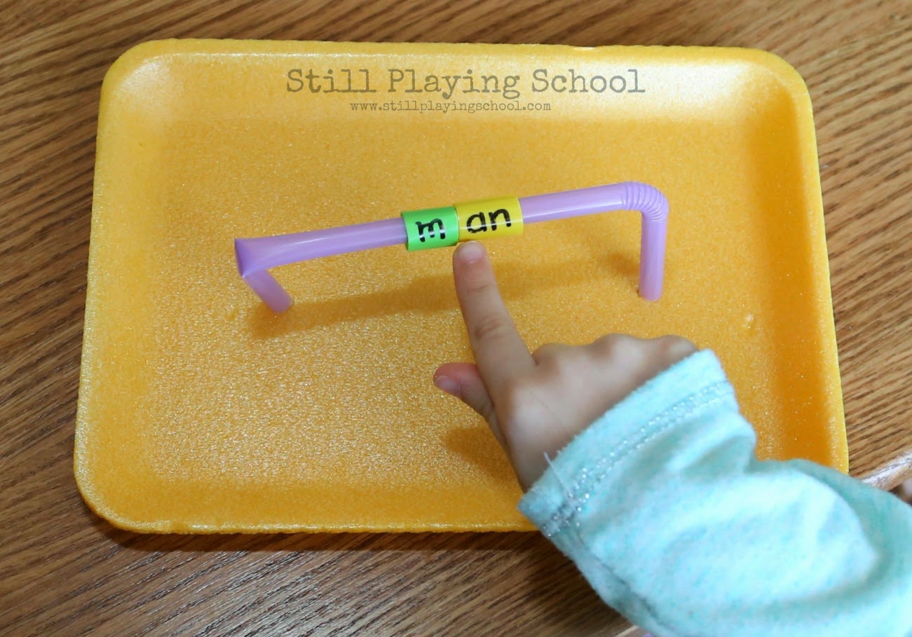 Spinning Straw Spellers Still Playing School