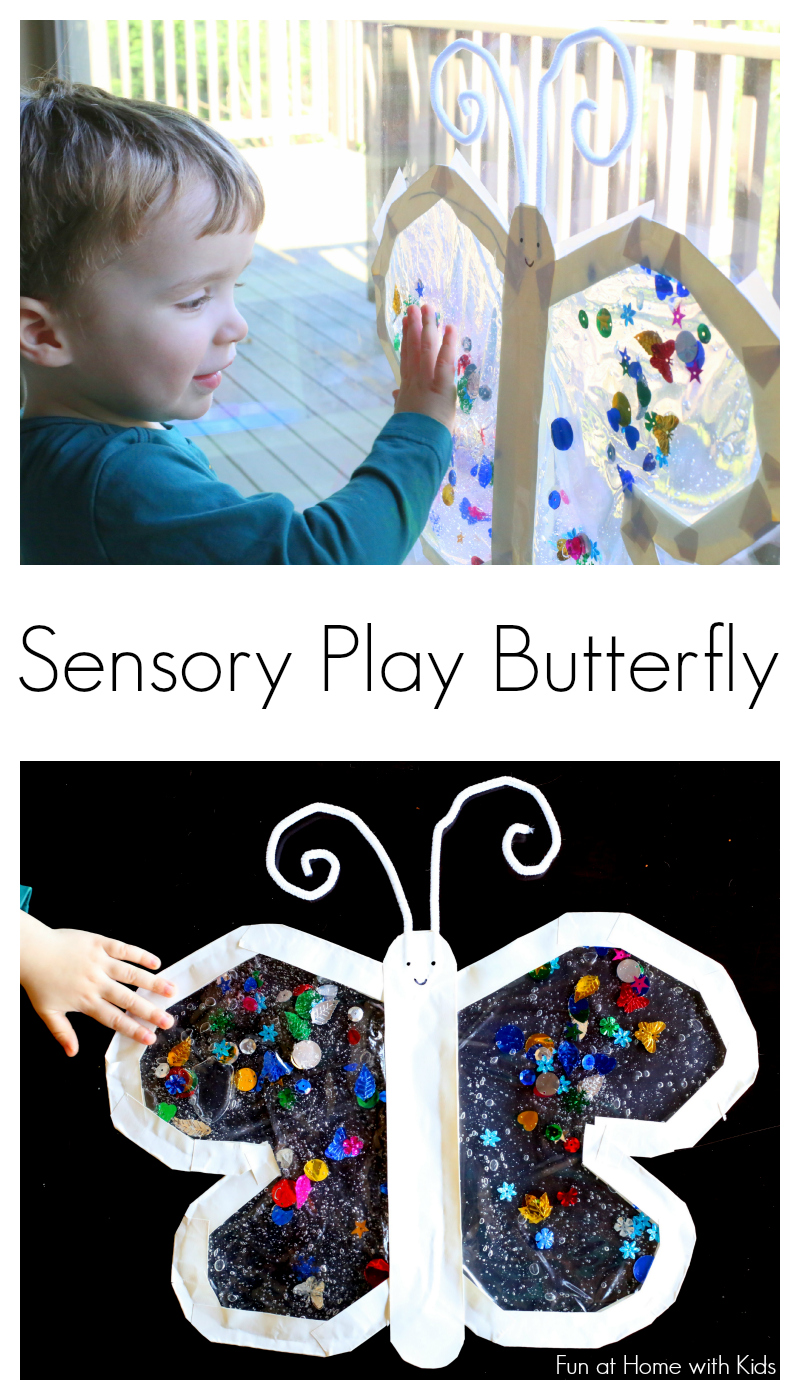 Mess-Free Sensory Play Butterfly for Babies and Toddlers