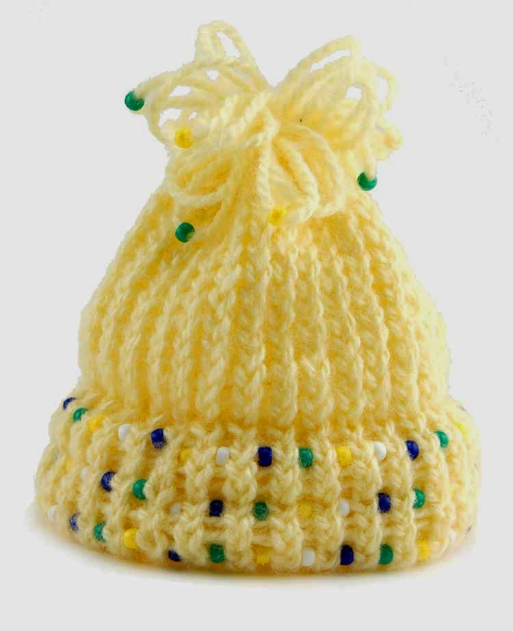 The Knifty Knitter Beaded Hat