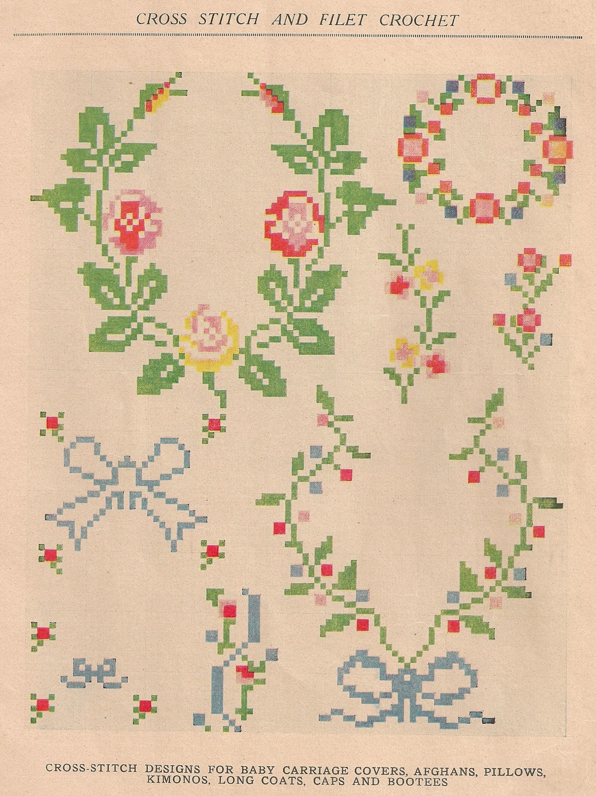 Sentimental Baby: Free Simple Vintage Cross Stitch Patterns