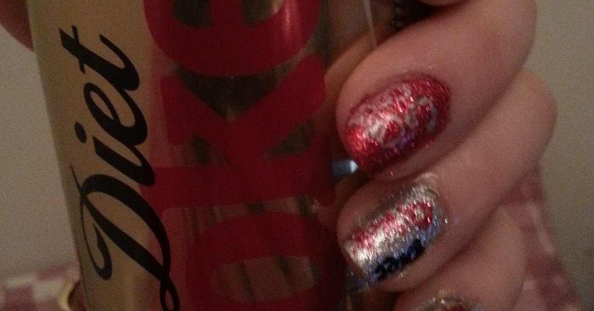 Paulinyi's Polish Coca Cola/Diet Coke Nails and The Foil Method