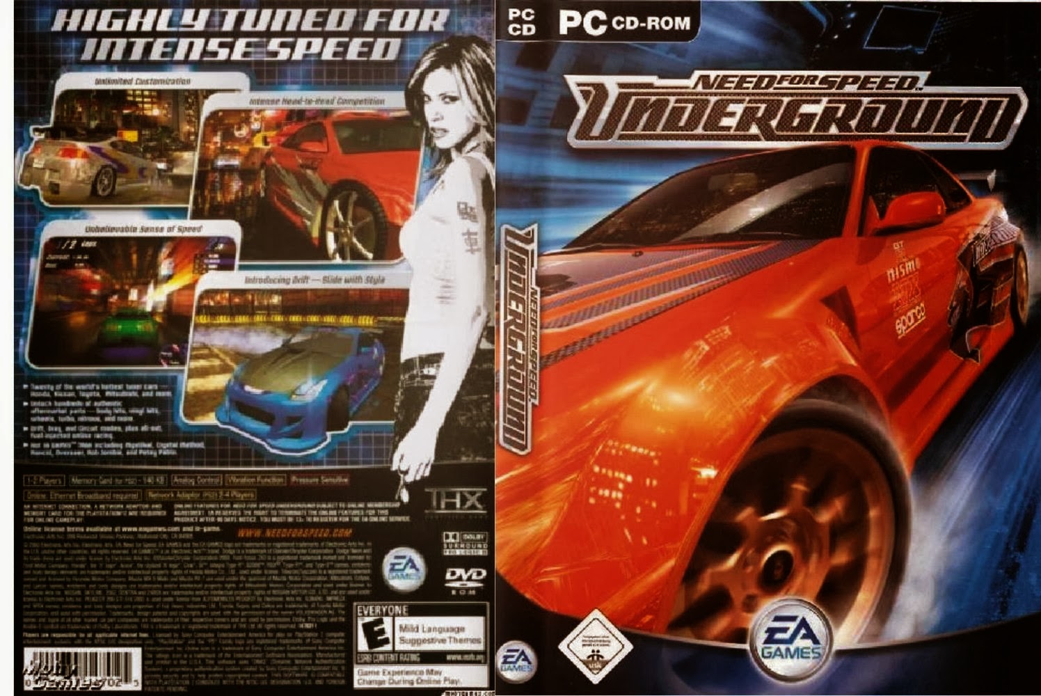 Need For Speed UnderGround 1 Highly Compressed Free Download