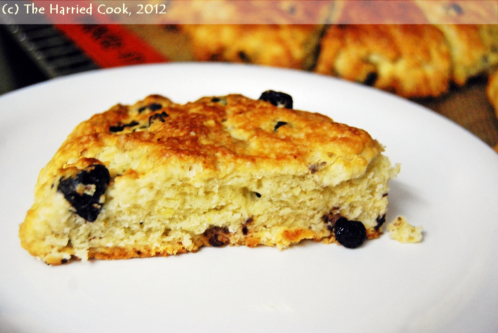 The Harried Cook Dried Blueberry Scones