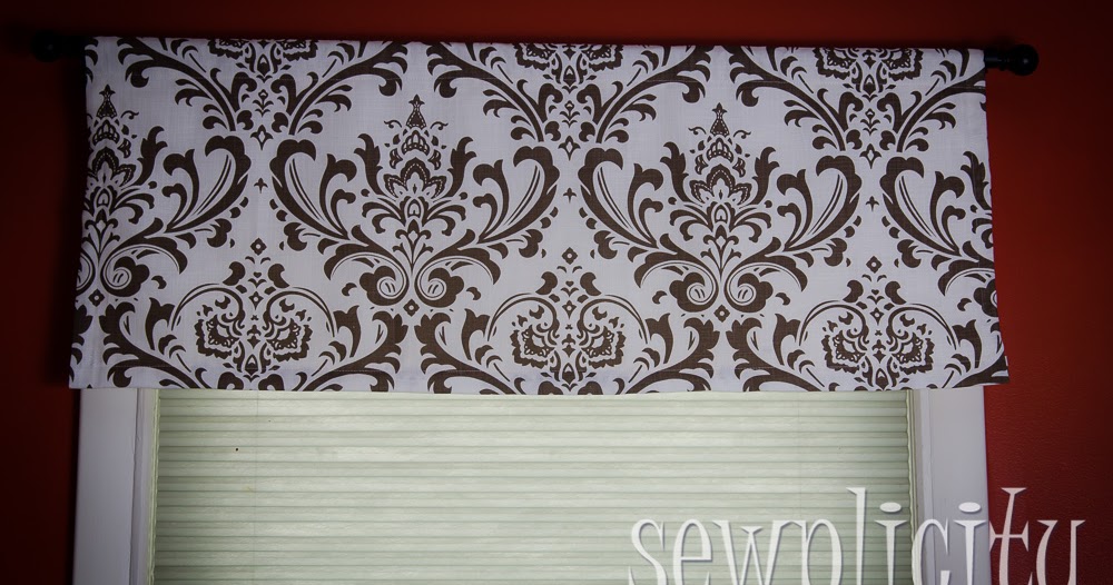 Sewplicity TUTORIAL Lined Valance