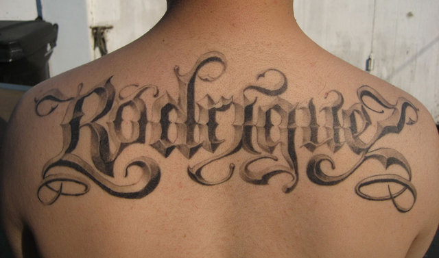 Tattoo Letters Cursive Letter words tattoo