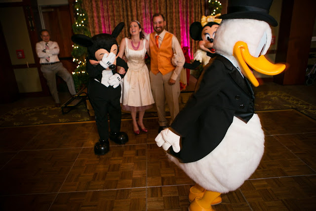 Disneyland Wedding - Mickey, Minnie, and Donald {Root Photography}