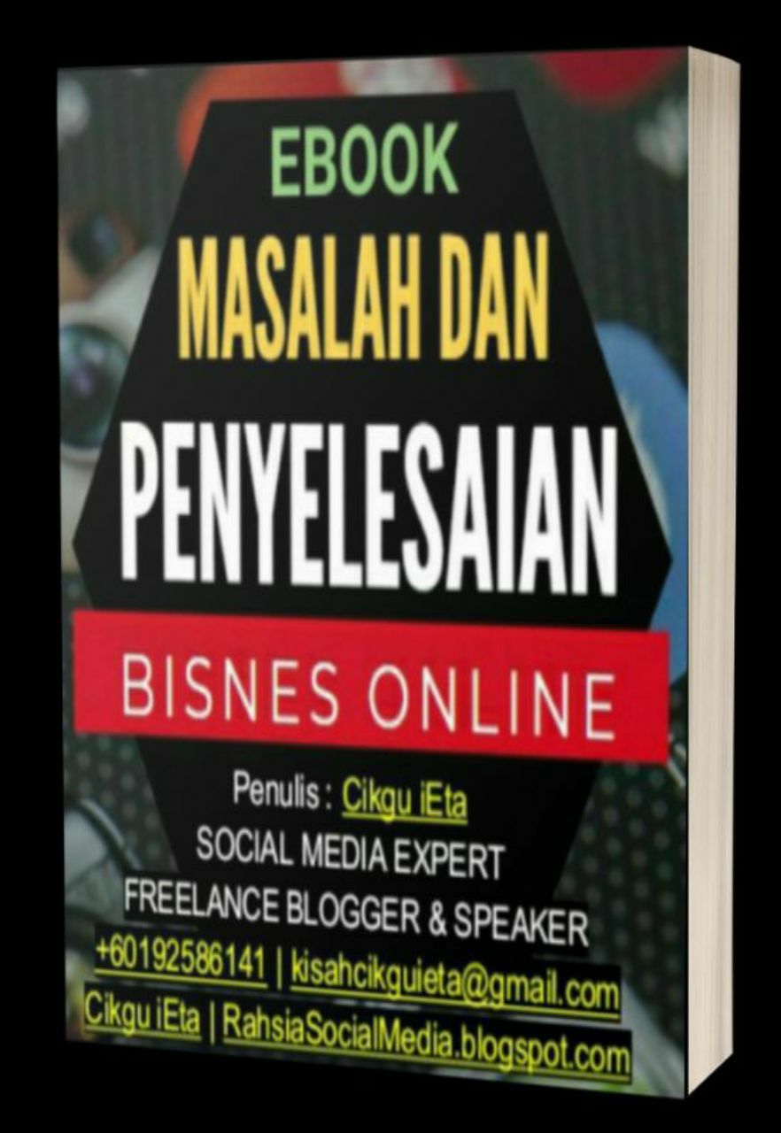 EBOOK MASALAH DAN PENYELESAIAN BISNES ONLINE