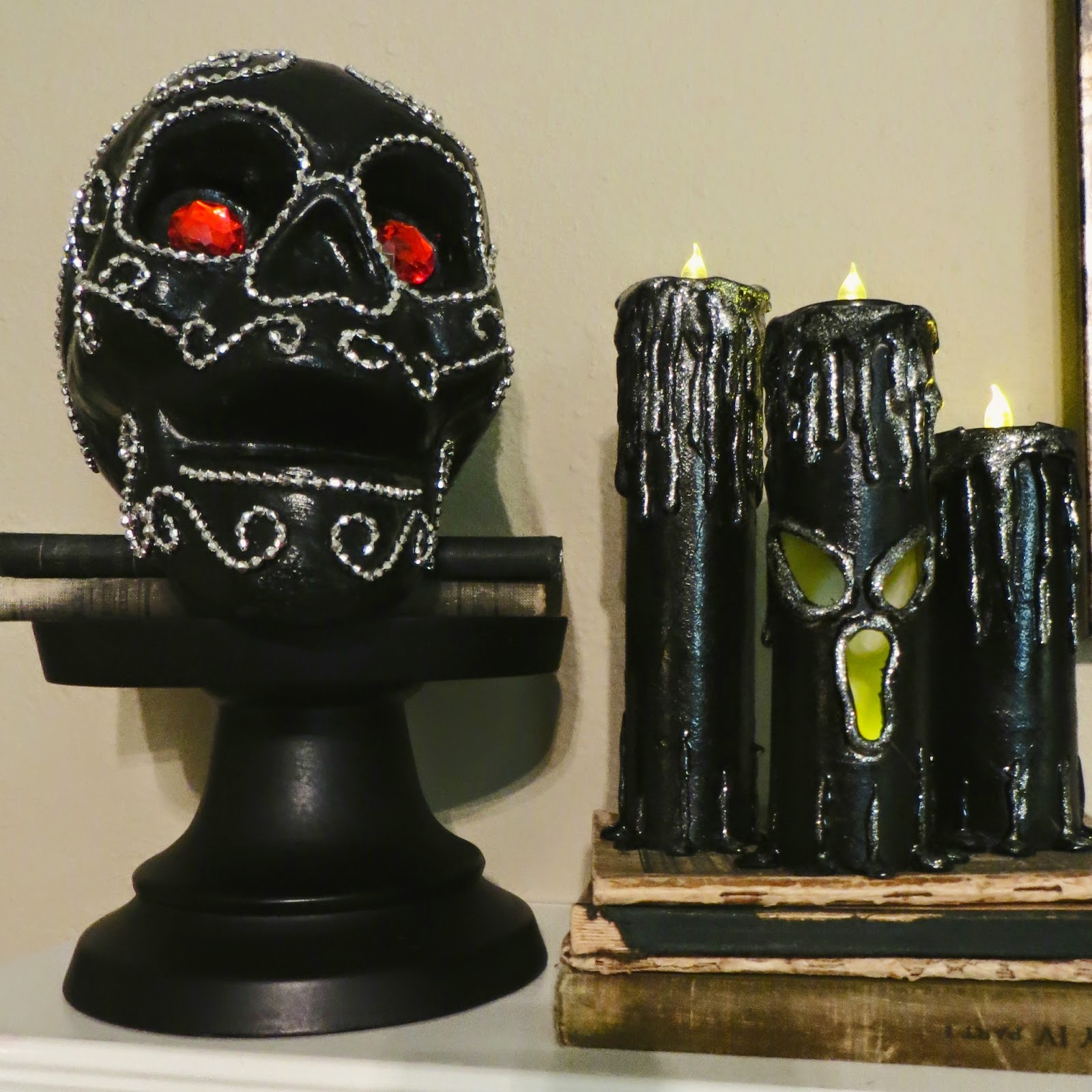 Halloween Candles, Spooky Candles, Tea Light Halloween Candles, Dollar Tree