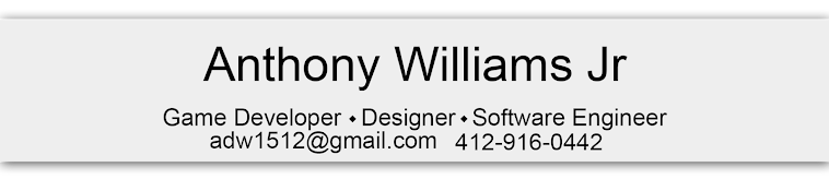 Anthony Williams Game Developer | Designer