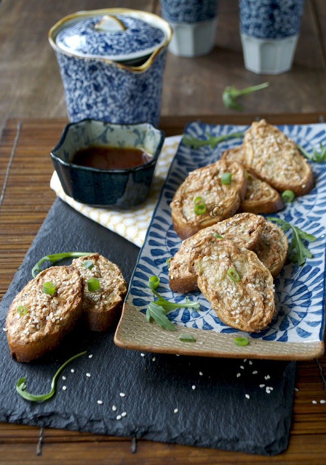 Adora's Box BAKED SESAME PRAWNS ON TOAST