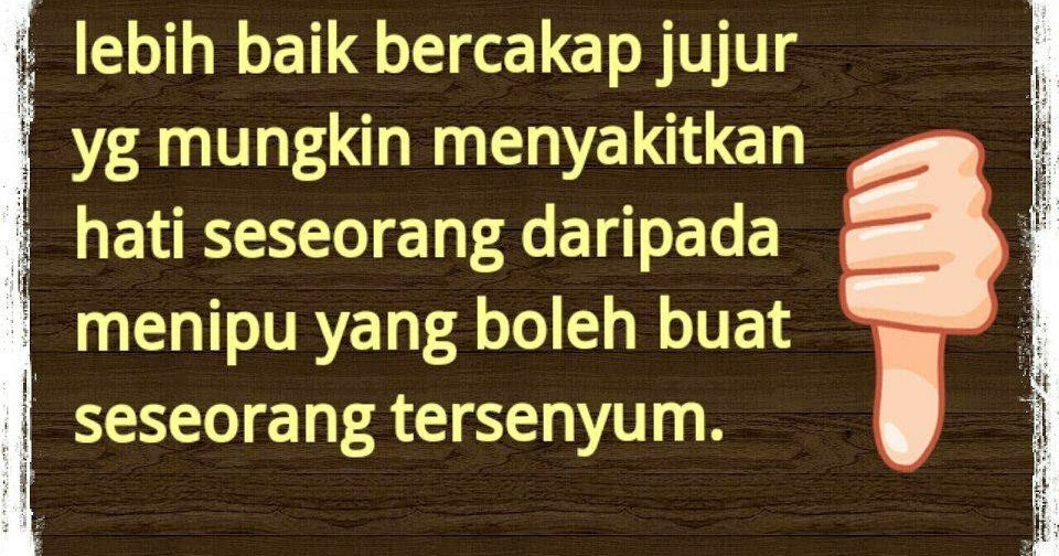 Perindu Shuhadah Kejujuran Dalam Perhubungan