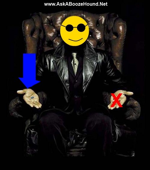 Blue Bacardi Hurricane