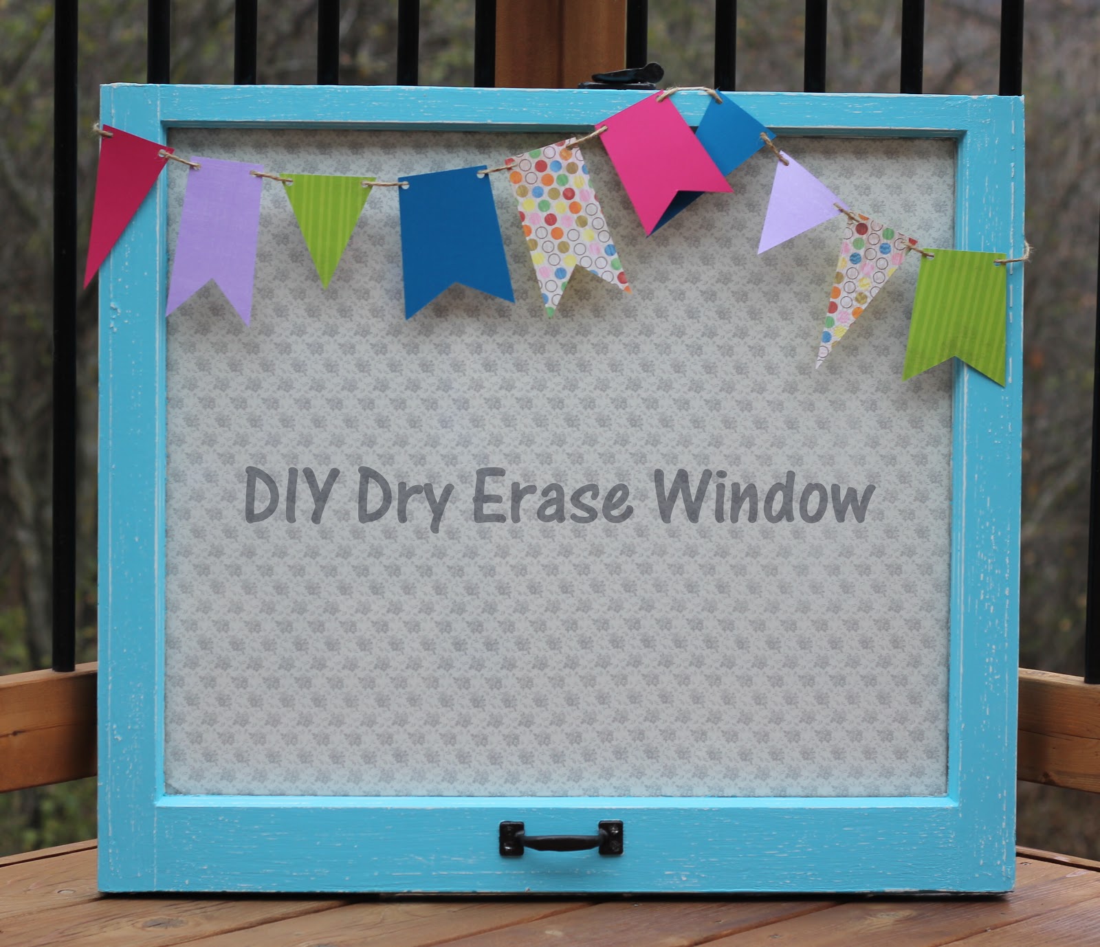 mom's gonna snap! DIY Dry Erase Board {Window Edition}
