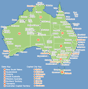 Australia Map Country Region australia city map