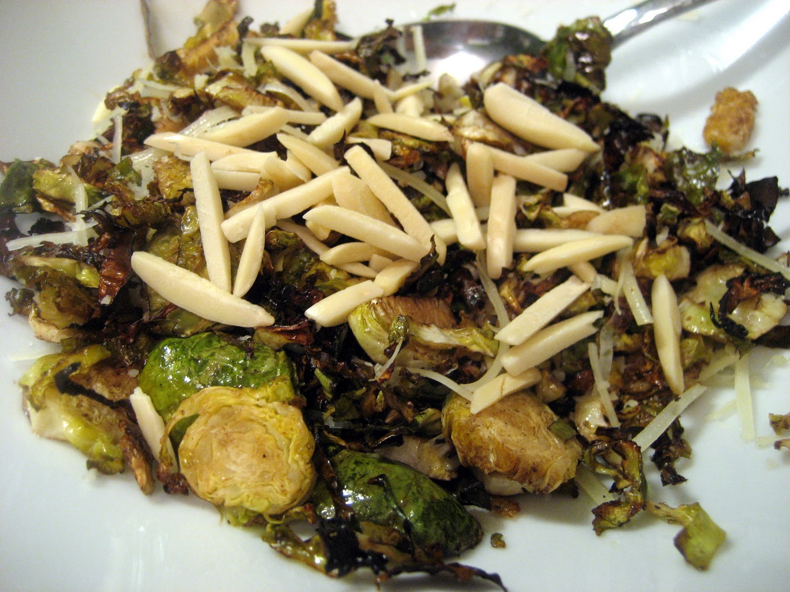 Elizabeth's Dutch Oven Shredded and Roasted Brussels Sprouts with