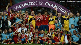 Spain Football National Team at Euro 2012