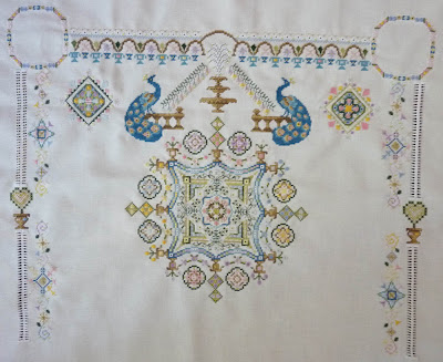 Château,Espagne,SAL,Broderie,Papillon création