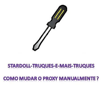 Saiba como mudar o proxy manualmente .