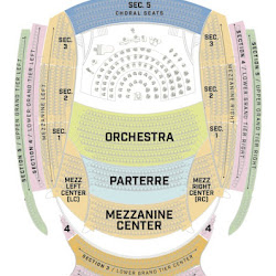 Kauffman Center For The Performing Arts Seating Chart