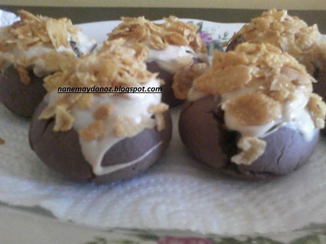 Yeşil Mutfaktan Tarifler FINDIK EZMELİ MISIR GEVREKLİ KURABİYE