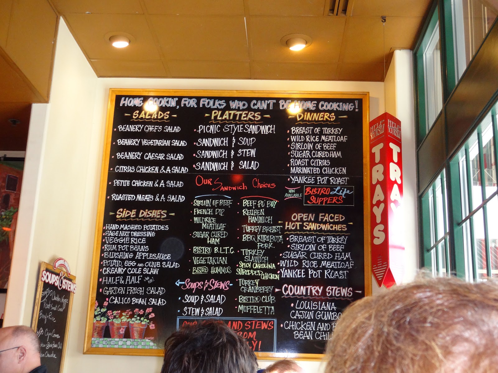 Boise Daily Photo Brick Oven Bistro (Beanery) Menu Board