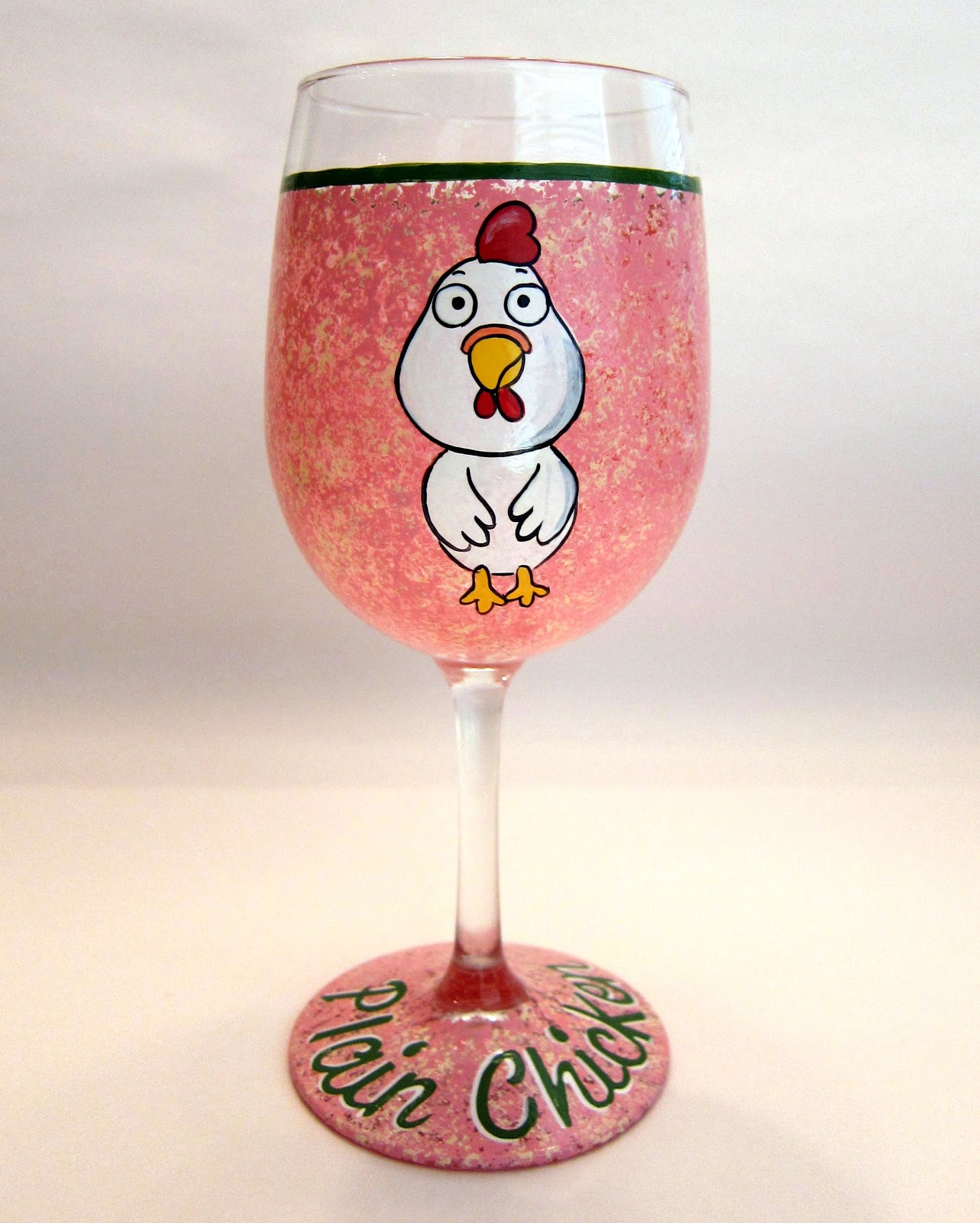 Custom Wine Glass Giveaway {Kudos Kitchen by Renee} Plain Chicken