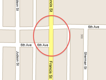 Map With Only Street Names Observations About Longmont, Colorado: Lost Street Names Of Old Town  Longmont