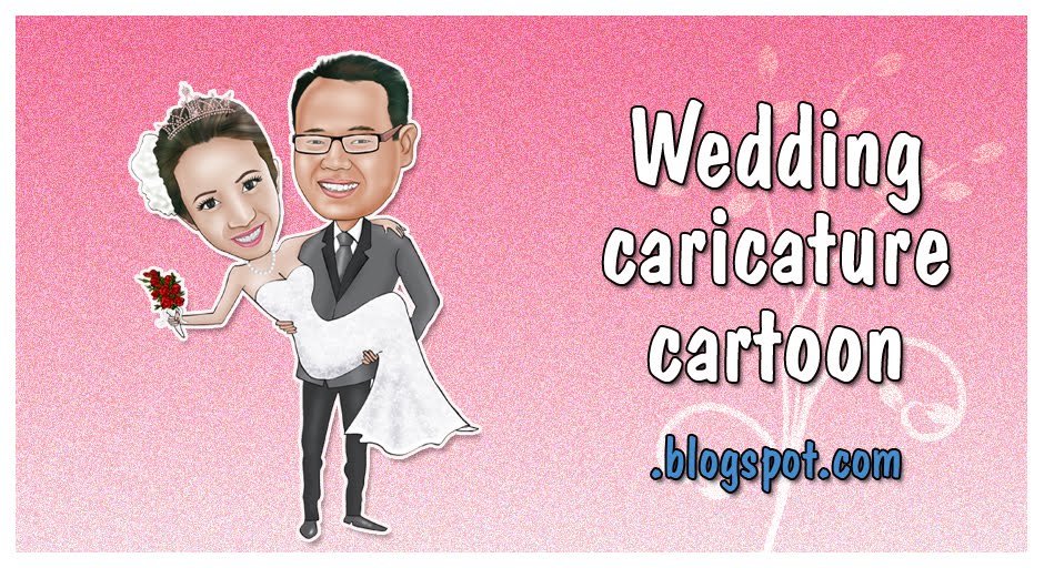 wedding caricature