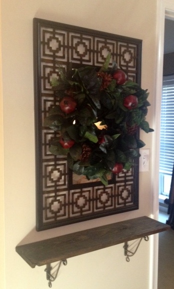 happy home | a realtor's guide to life.: diy rustic foyer shelf