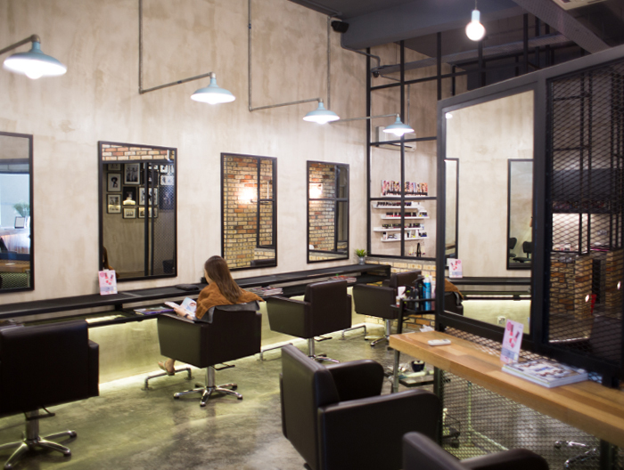 Scissors Empire Hair Salon Stilettoes Diva