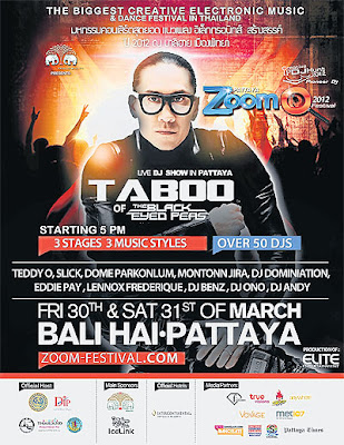 The Zoom music festival will be back in Pattaya on March 3031