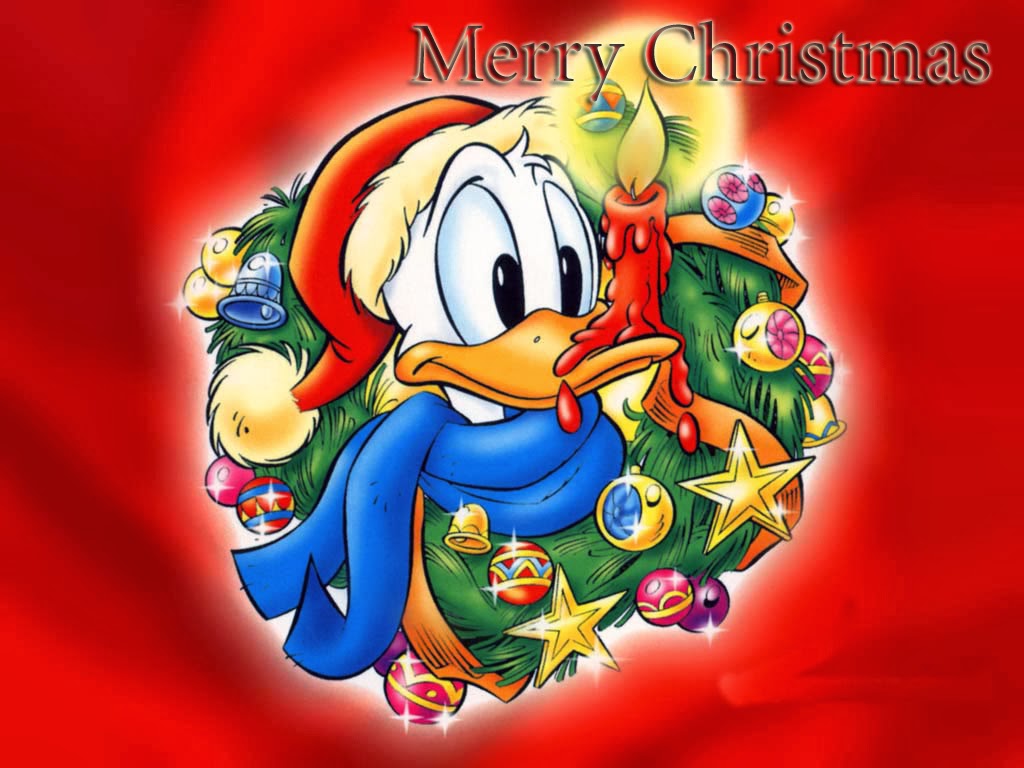 Cartoon Merry Christmas HD Wallpaper - HD wallpapers