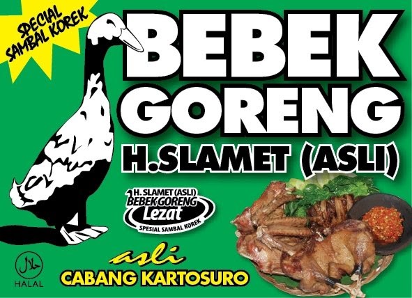 Bebek Goreng Haji Slamet: Sejarah Bebek Goreng H.Slamet