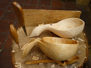 kuksa spoon carving spoon carving first steps