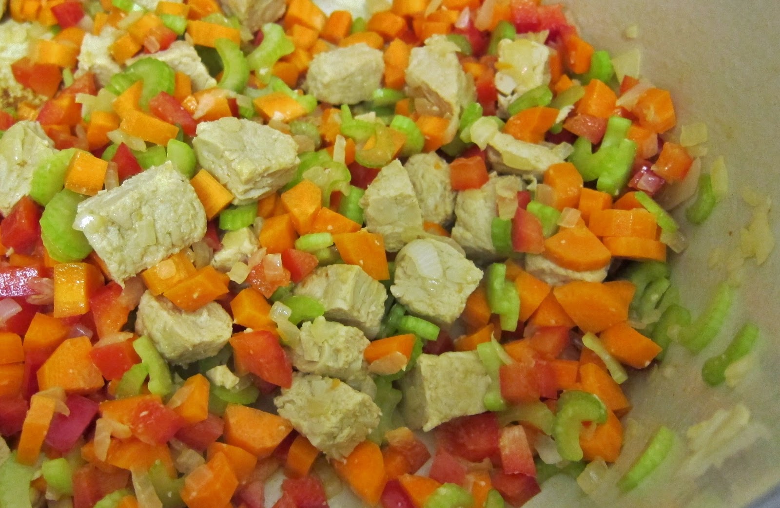 The Vegan Chronicle Chicken Chili with Pesto