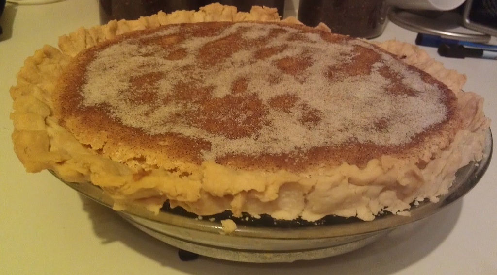 In God's Country Indiana Hoosier Sugar Cream Pie