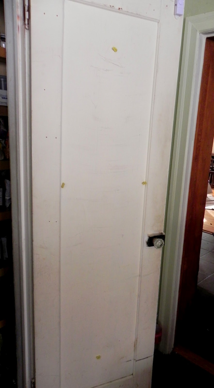 Custom Color Chalkboard Paint Pantry Door Momma D And Da Boyz