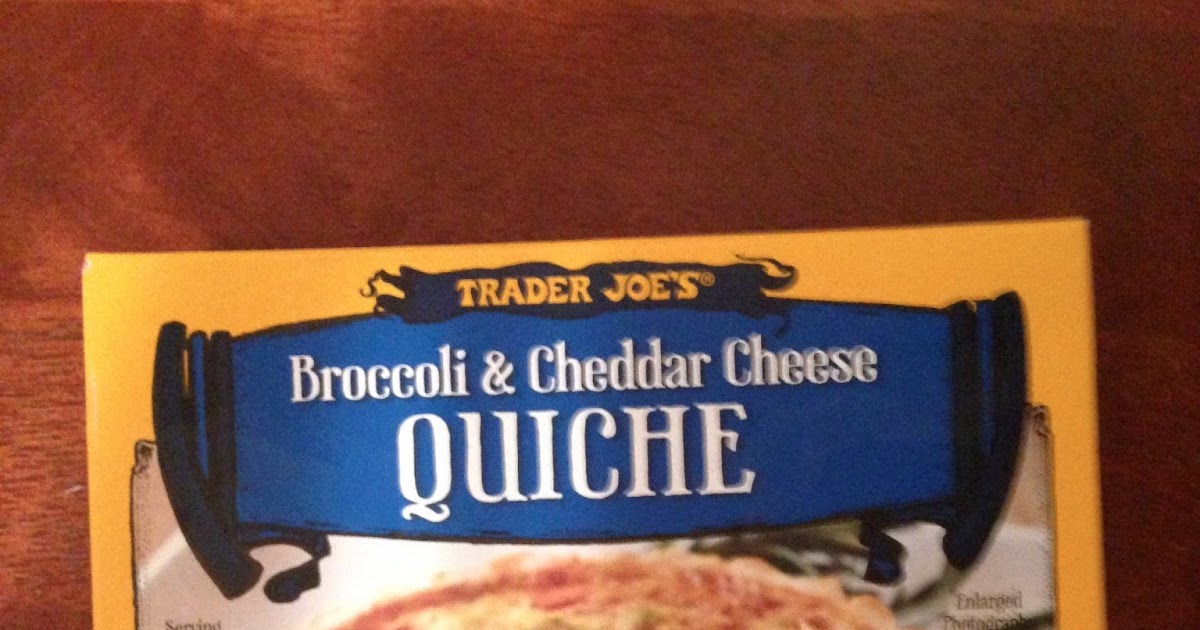 Beany Malone Trader Joe's Broccoli and Cheddar Cheese Quiche