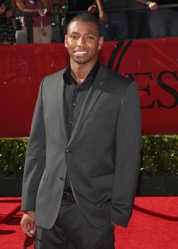 Cullen Jones Red Carpet Espy Awards Receiving Espy Award