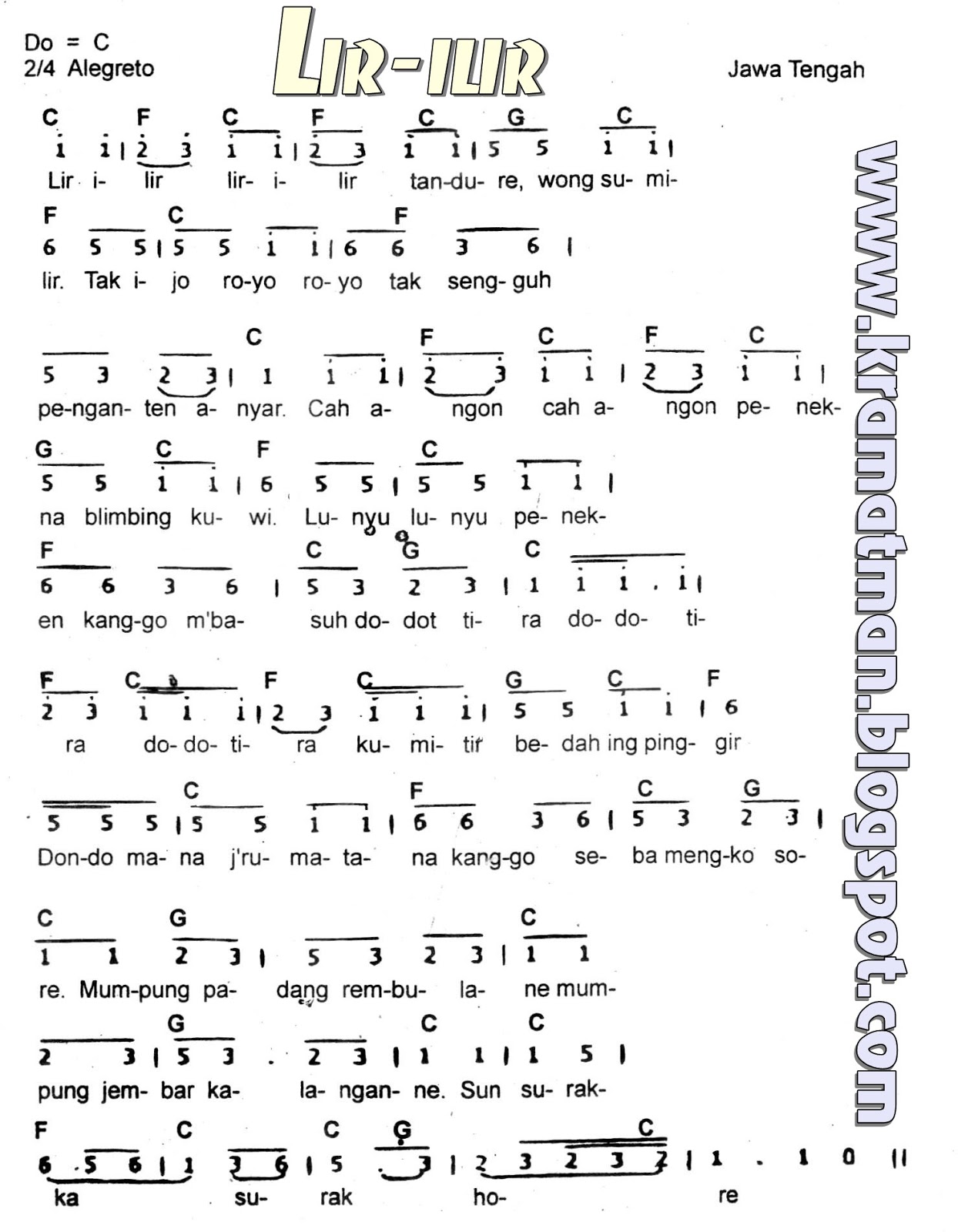 KRAMATMAN ZONE Lir Ilir