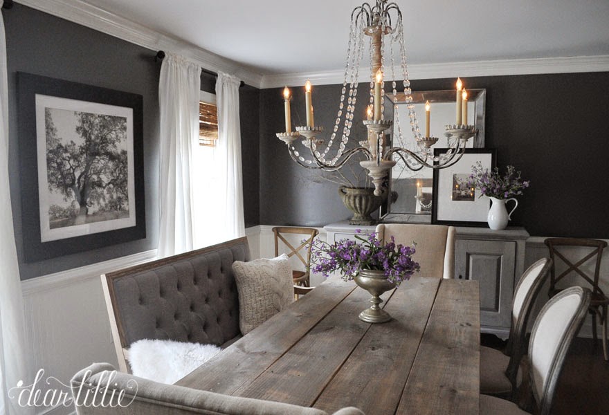  Charcoal Gray Dining Room for Small Space
