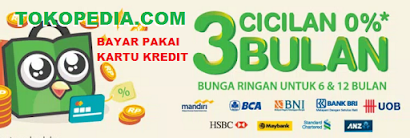 INGIN BAYAR PAKAI KARTU KREDIT KLIK DI TOKOPEDIA.COM