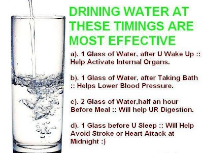 drinking water is good for health