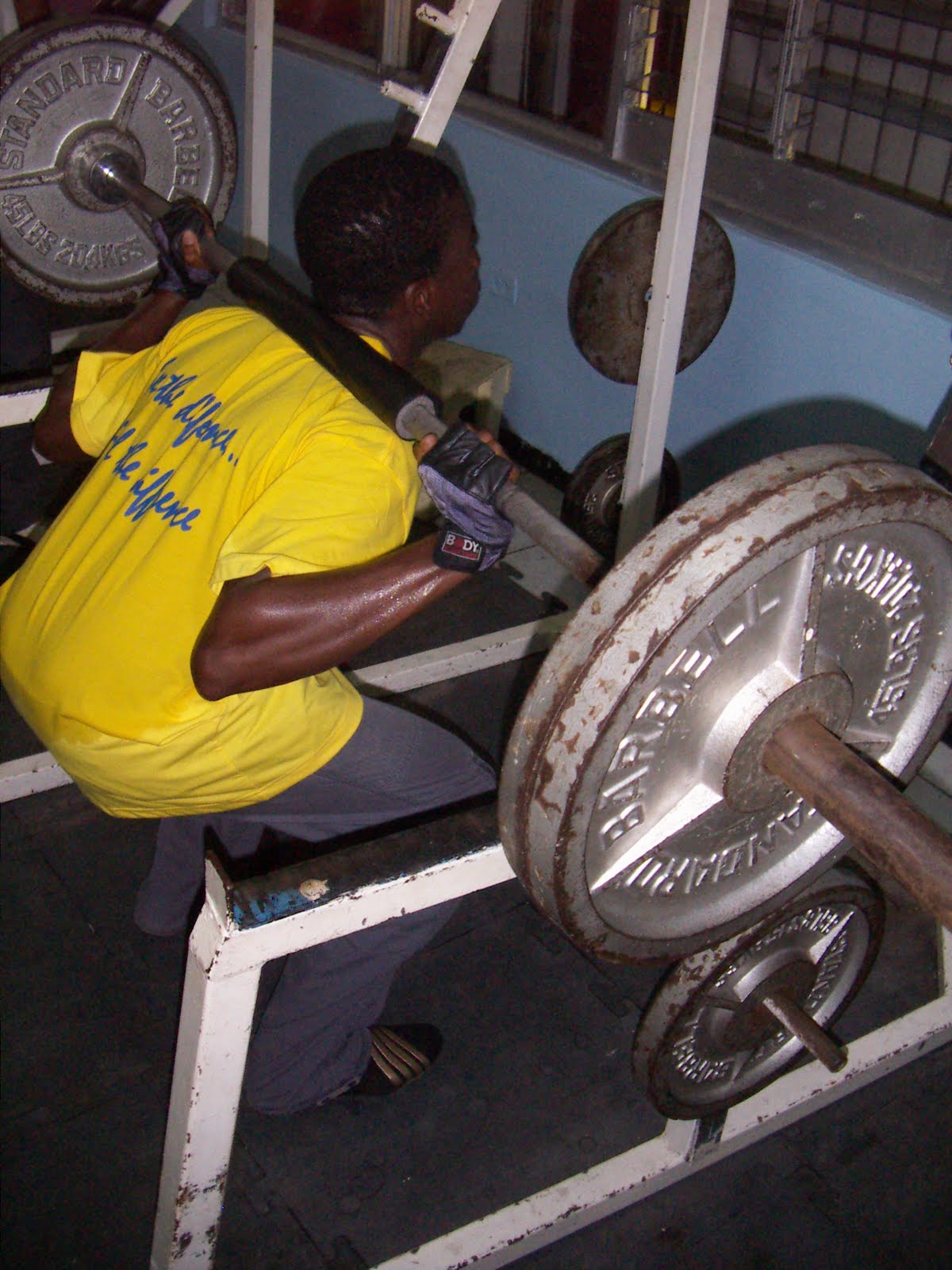 Home workout Jamaican style Shut up and squat. The most feared exercise!