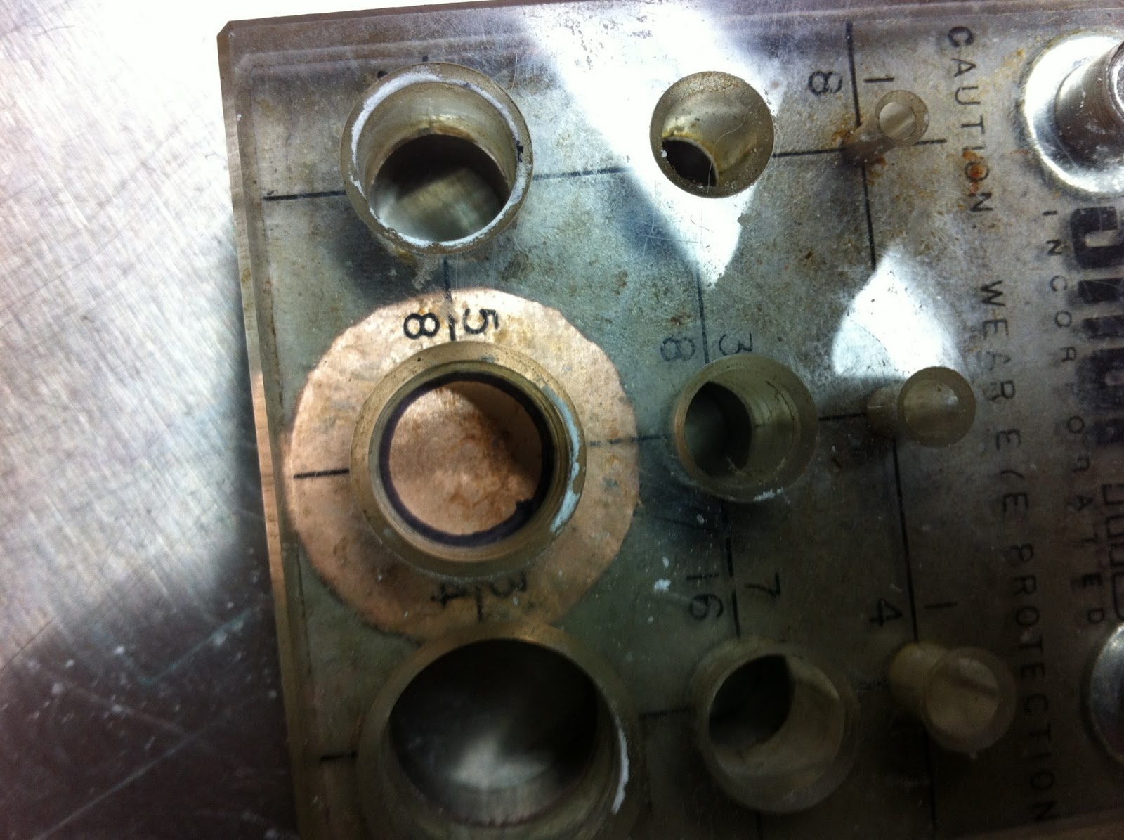 Punching Holes in Copper Discs