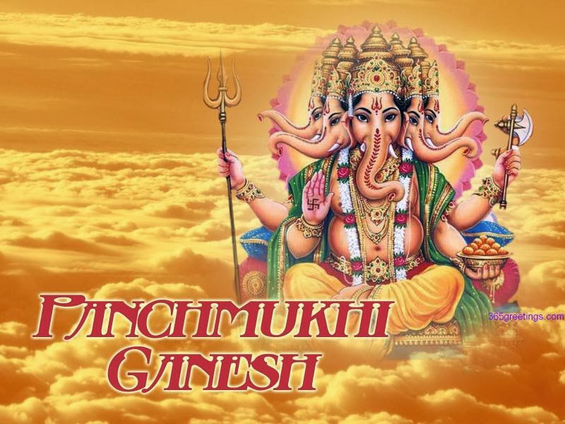 picture collection: Panchmukhi Ganesha Wallpapers