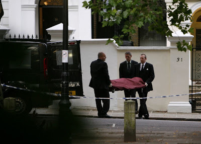 Scene at Amy Winehouse's London Home